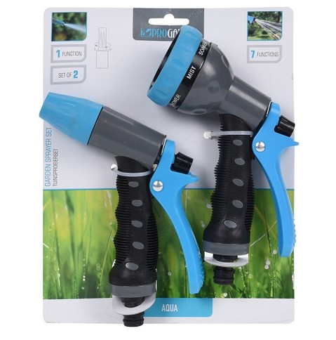 Set 2 Pistole Spruzzatori Per Acqua Da Giardino