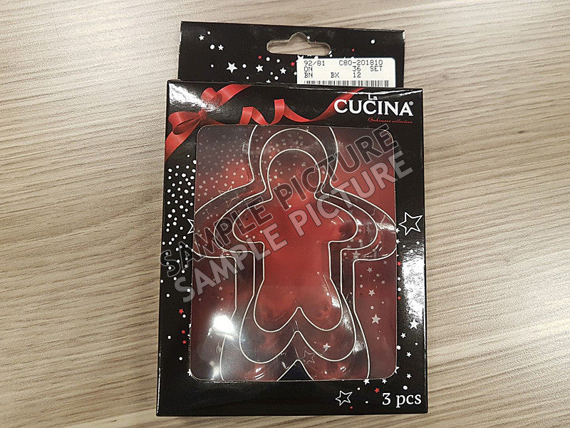 Set 3 Stampi Per Biscotti Di Natale