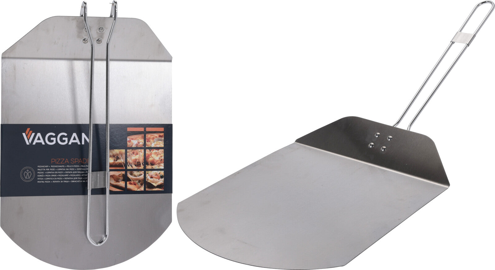 Pala Per Pizza Inox Richiudibile 25X35 Cm