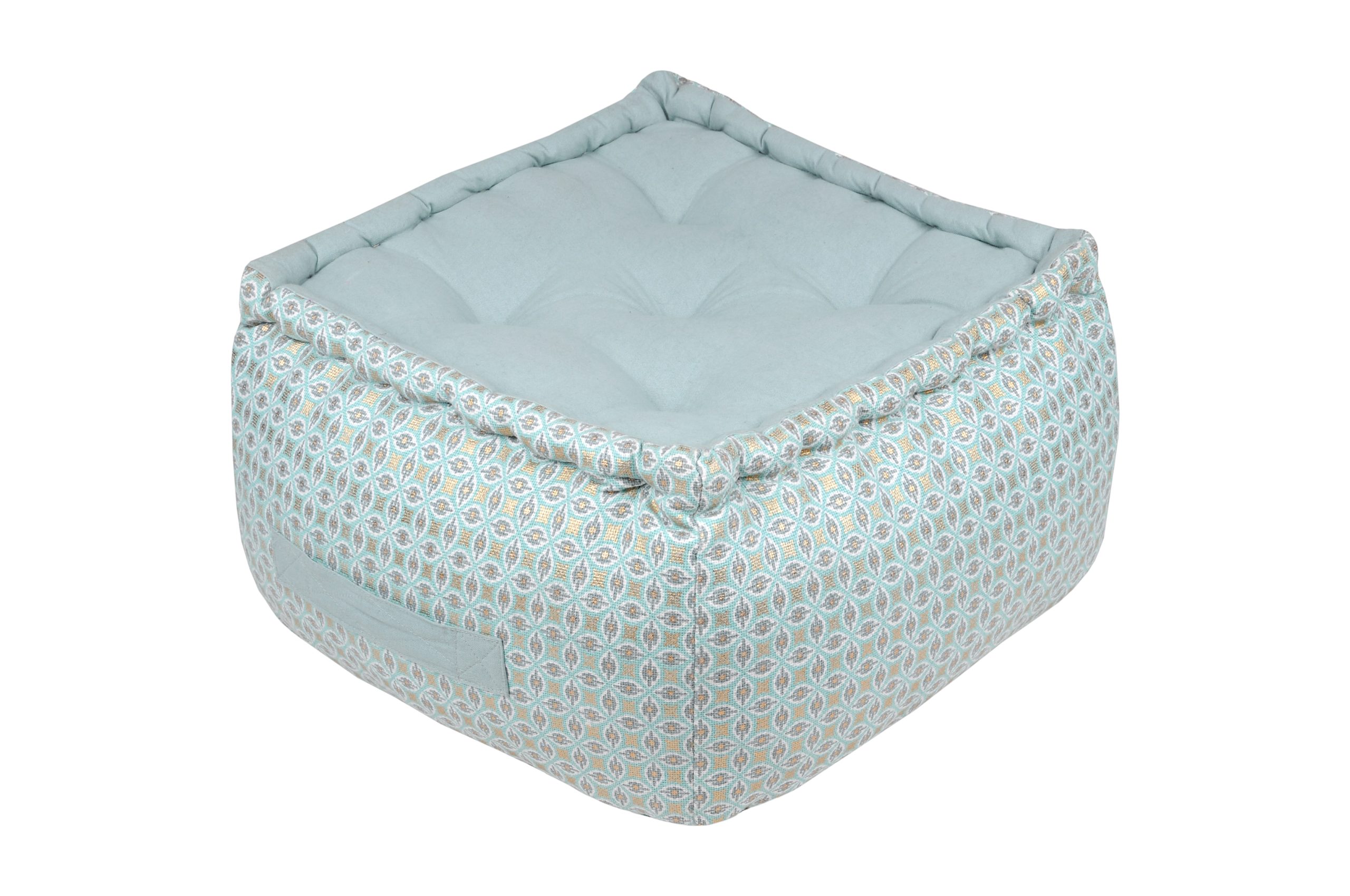 Pouf Acquamarina Soledad 40X40X30 Cm