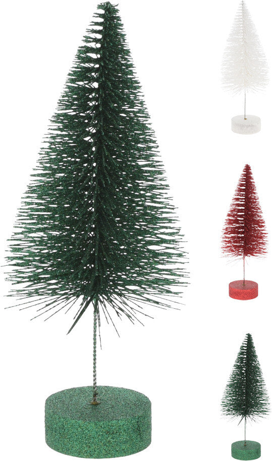 Albero di Natale decorativo da 30 cm con base per addobbi natalizi - DeMatteis.it