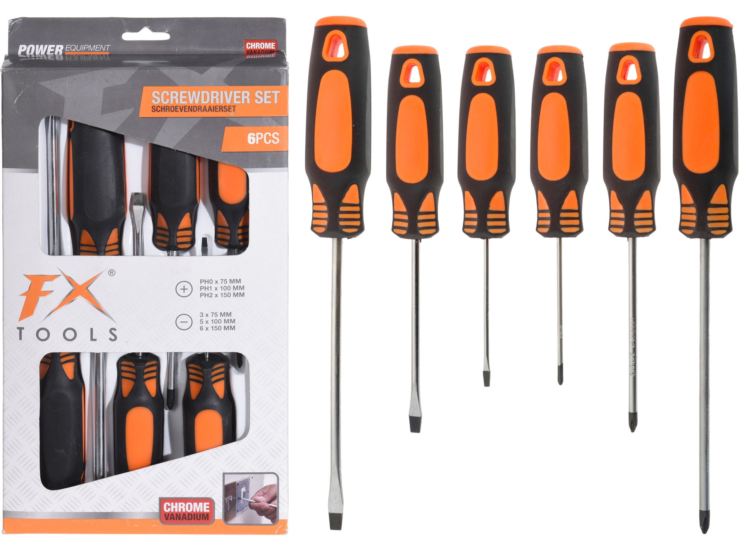 Set 6 Cacciaiviti Cromo Vanadium