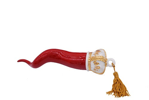 Corno Portafortuna Rosso Oro