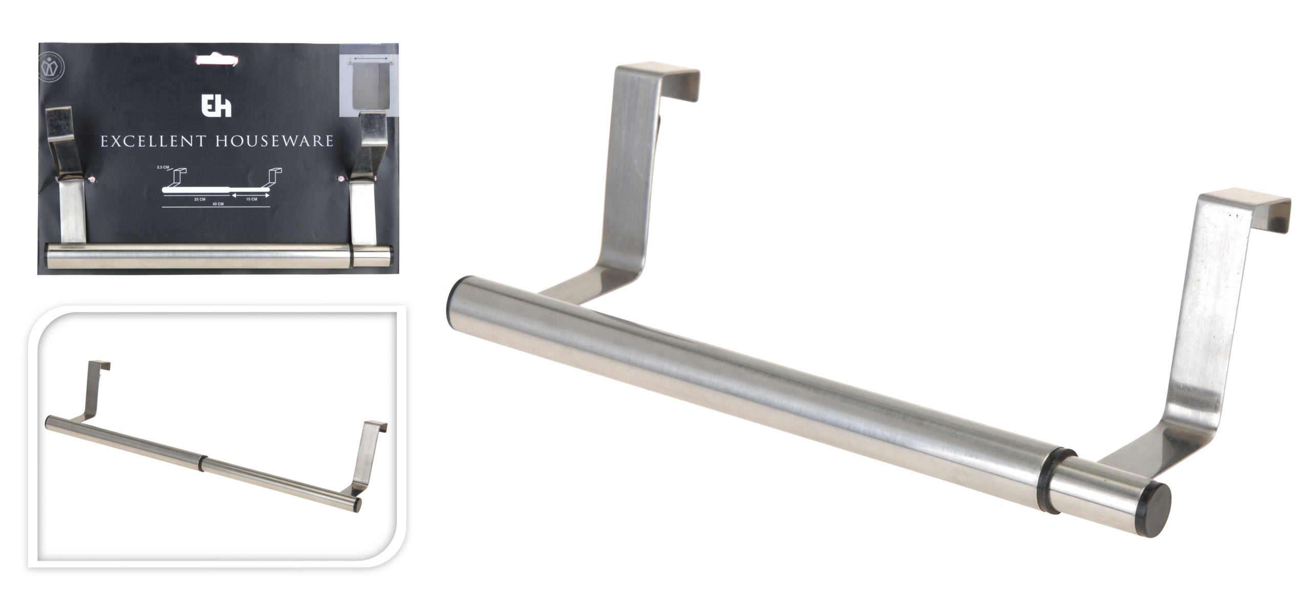 Porta Asciugamani Sopraporta Inox