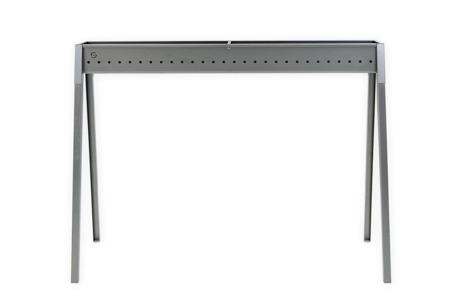 Cuoci Arrosticini Lisa Torino 100 in ferro alluminato con sistema di montaggio a baionetta, struttura monoparete e bordo anti-bruciatura per cottura professionale | Dematteis.it