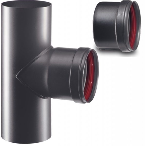 Raccordo A T Stufa Pellet D 8 Cm F/M