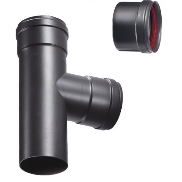 Raccordo A T Stufa Pellet D 8 Cm F/F