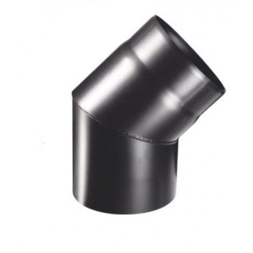 Curva Corta 45 Stufa Legna D 13 Cm