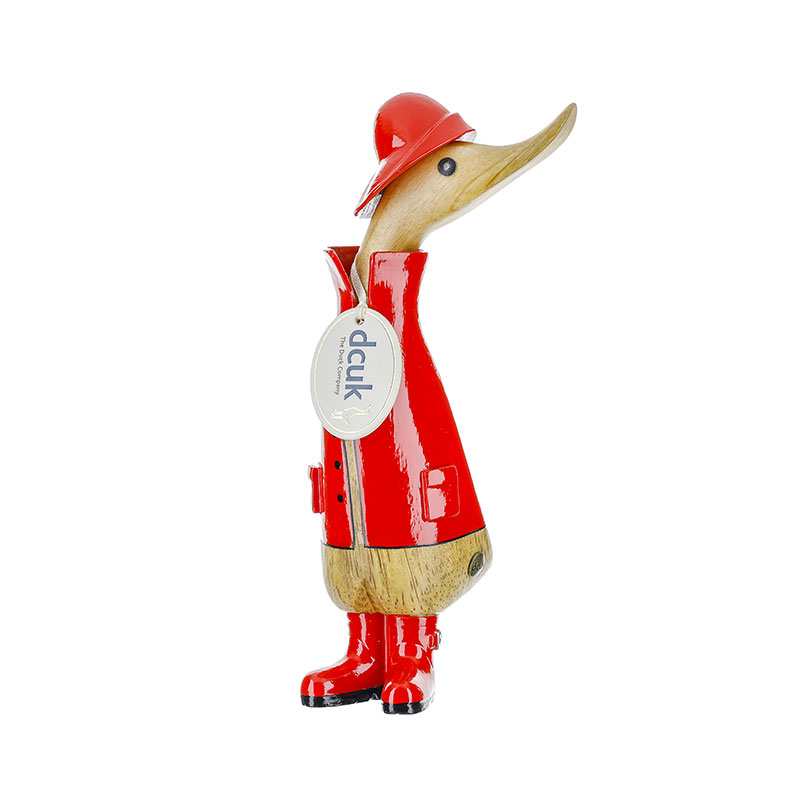 Anatra Legno Duck Company Impermeabile Rosso