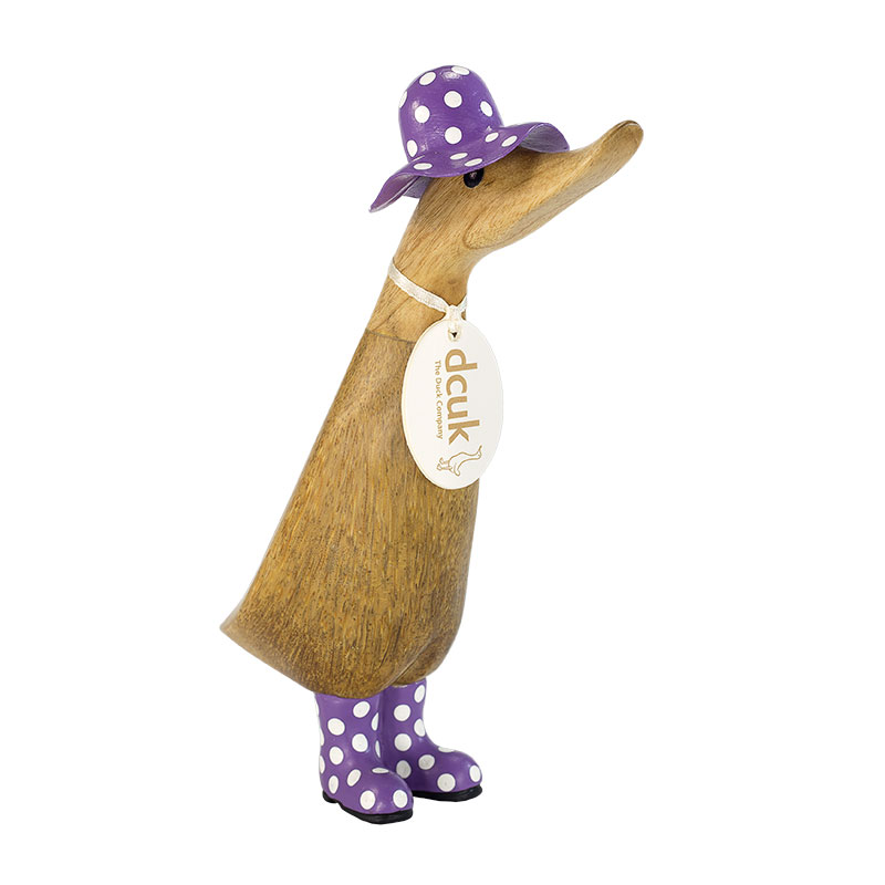 Anatra Legno Duck Company Pois Viola