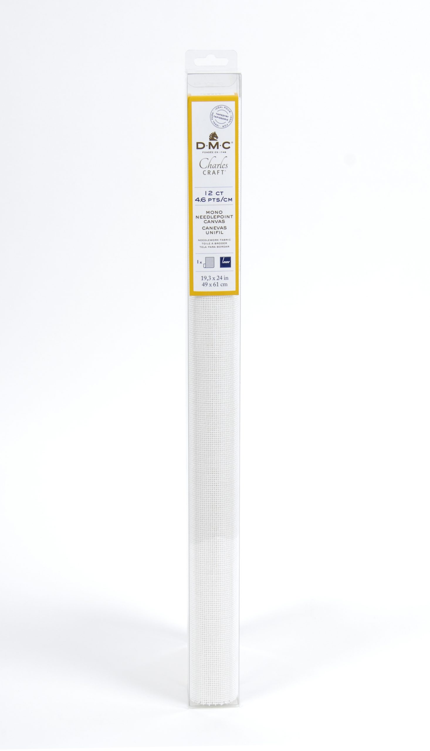 Mono Canvas Predecoupee 49X61 Cm Dmc: Tela monocromatica predelineata di grandi dimensioni, ideale per attività creative e artistiche. | Dematteis.it