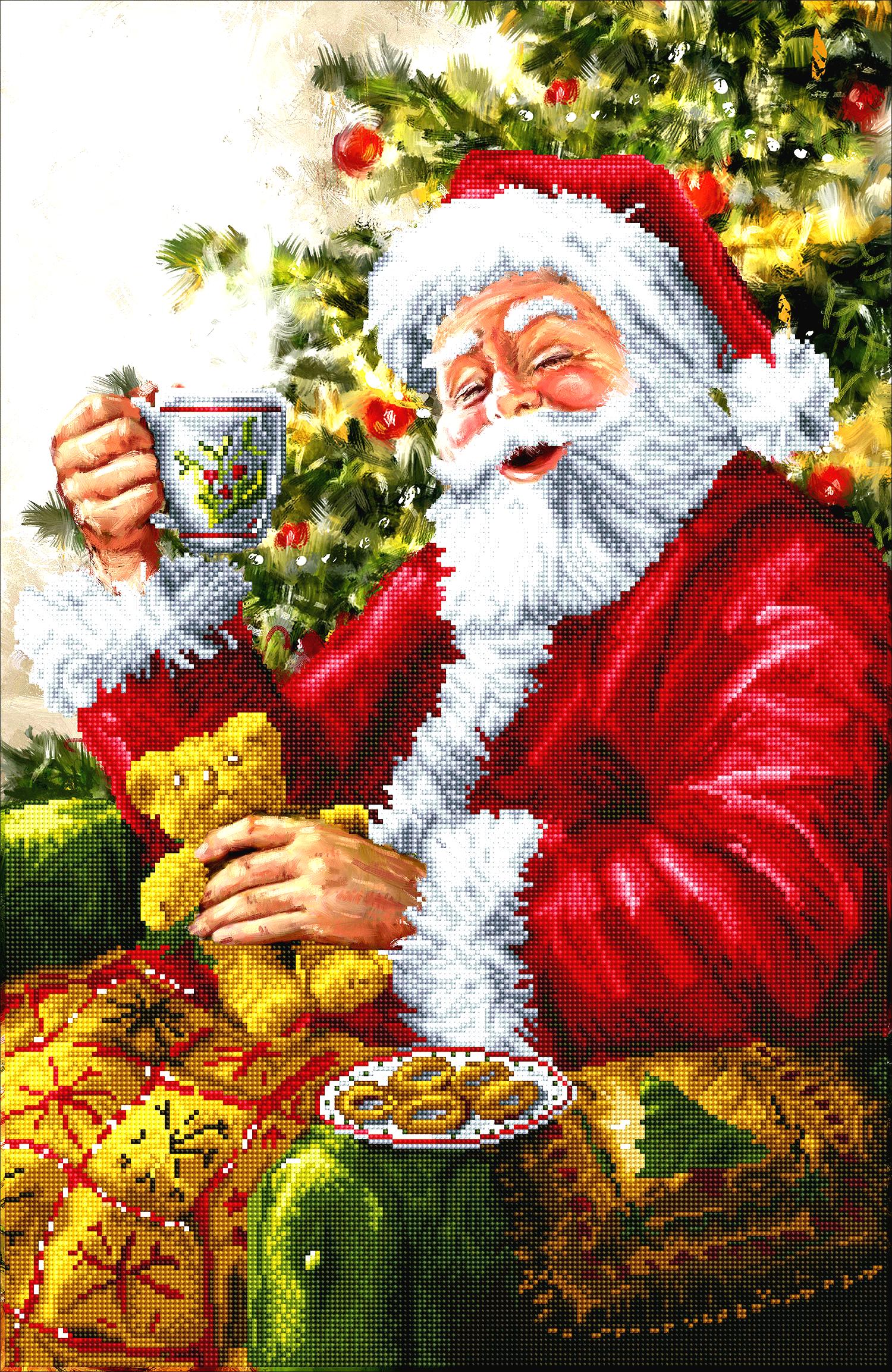 Kit Diamond Dotz Santa'S Cuppa