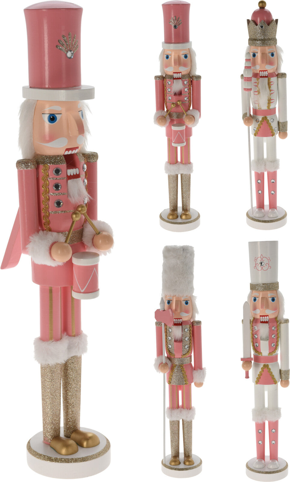 Schiaccianoci decorativo da 55 cm per noci e frutta secca con base di supporto - DeMatteis.it