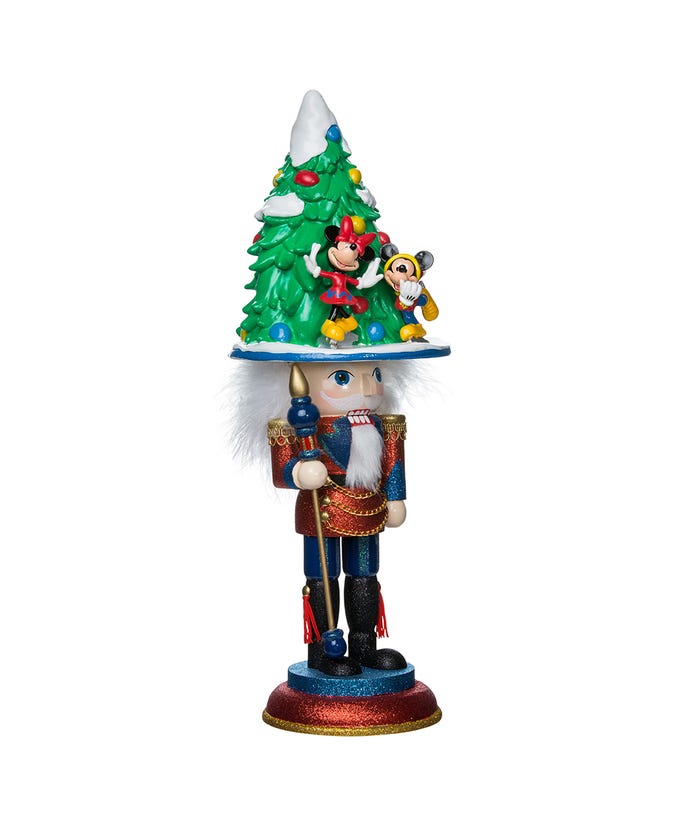 Schiaccianoci Mickey e Minnie natalizio Kurt S. Adler decorazione natalizia con personaggi Disney - DeMatteis.it