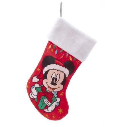 Calza Natalizia Mickey Mouse 50 cm per decorazioni natalizie con personaggio Disney - DeMatteis.it