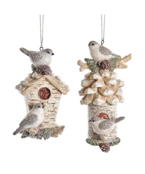 Casetta Con Uccellino Pendente decorazione natalizia Kurt S. Adler per addobbi natalizi - DeMatteis.it