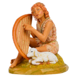 Fauno Con Lira 717 Presepe 12 Cm