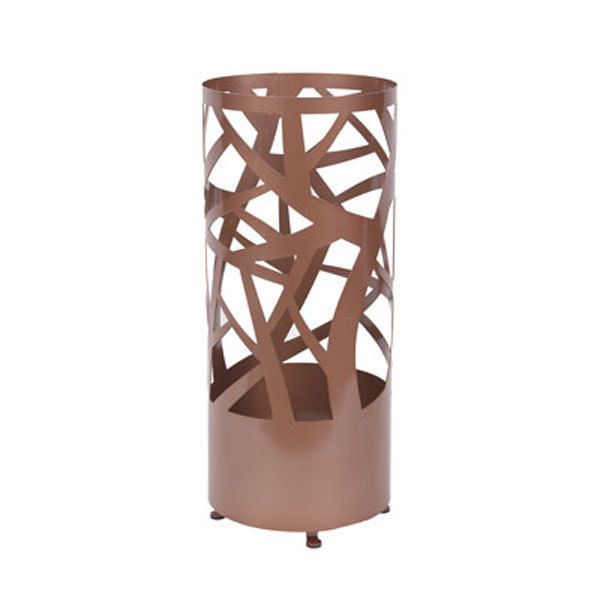Porta Ombrelli Autunno Rame Metallizzato 25X56 Cm