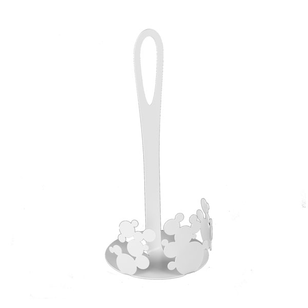 Porta Rotolo Scottex Bolle Bianco 15X34 Cm