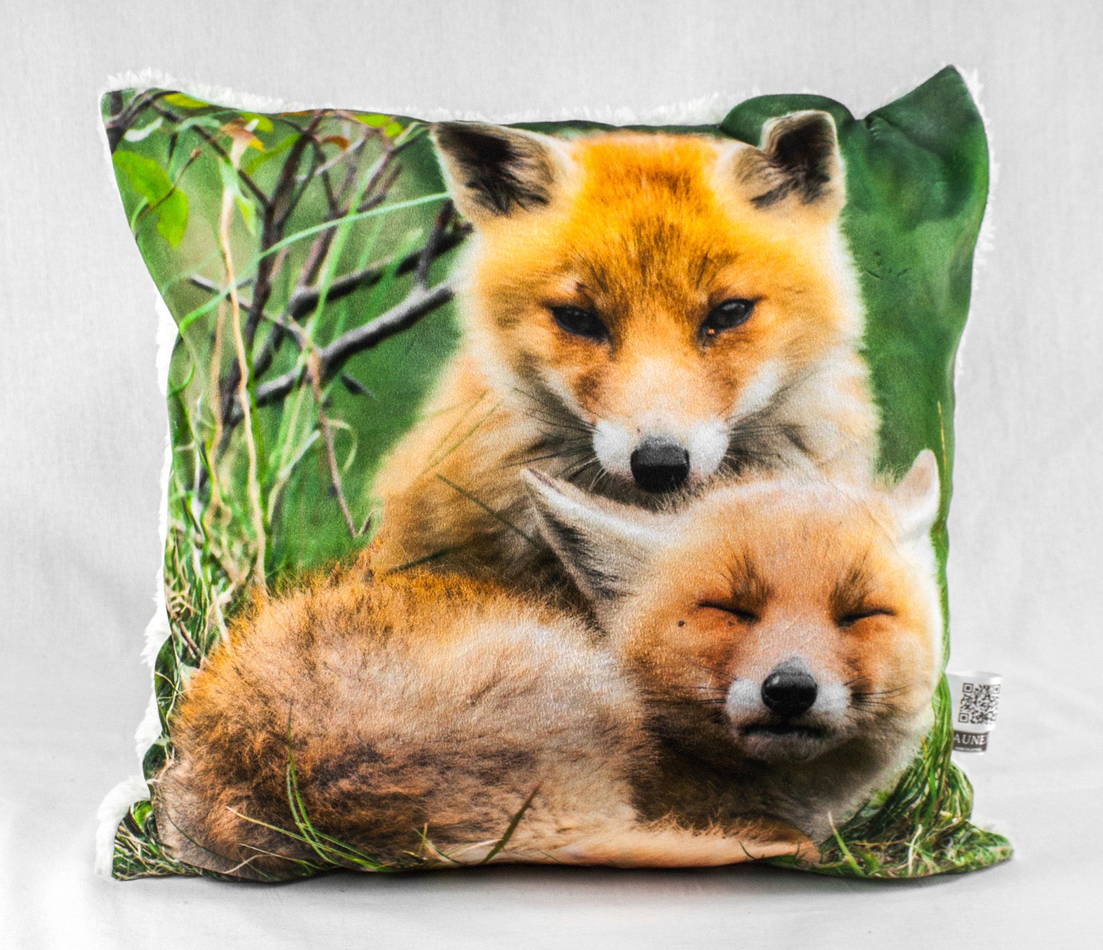 Coppia Federe Cuscino Fox Digitale