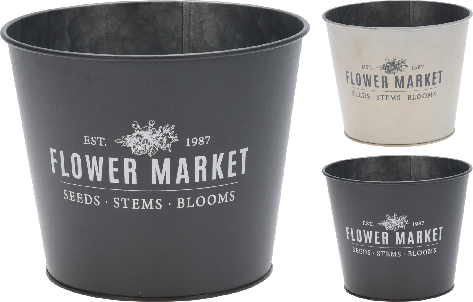 Secchio Metallo 17X14X12 Cm