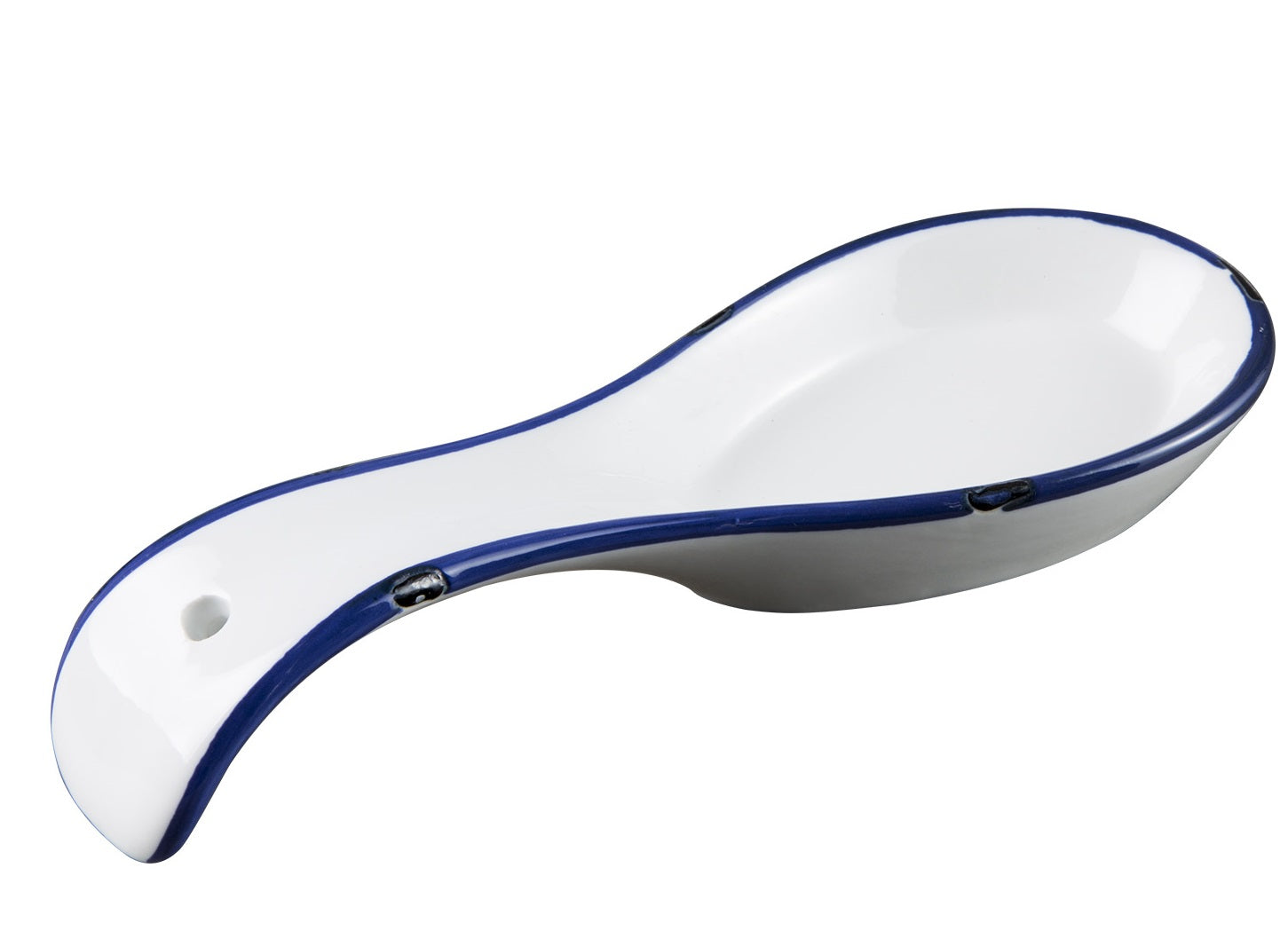 Porta Cucchiaio Bianco Smaltato