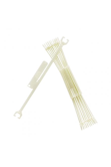 Set 10 Archetti Dmc: Eleganti archetti in metallo decorati con motivi floreali per la realizzazione di lavori a maglia e uncinetto. | Dematteis.it