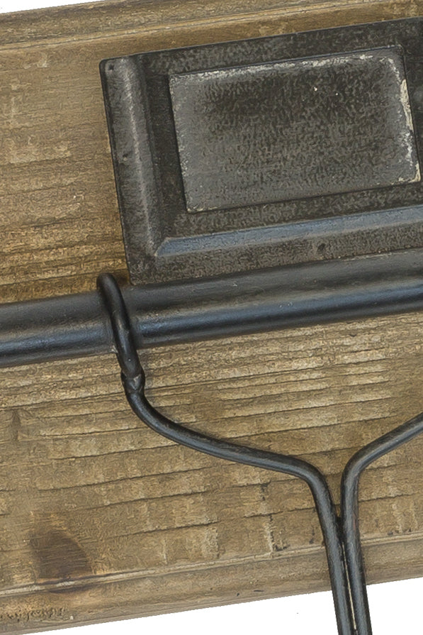 Attaccapanni 5 Ganci 84X4X21 Cm