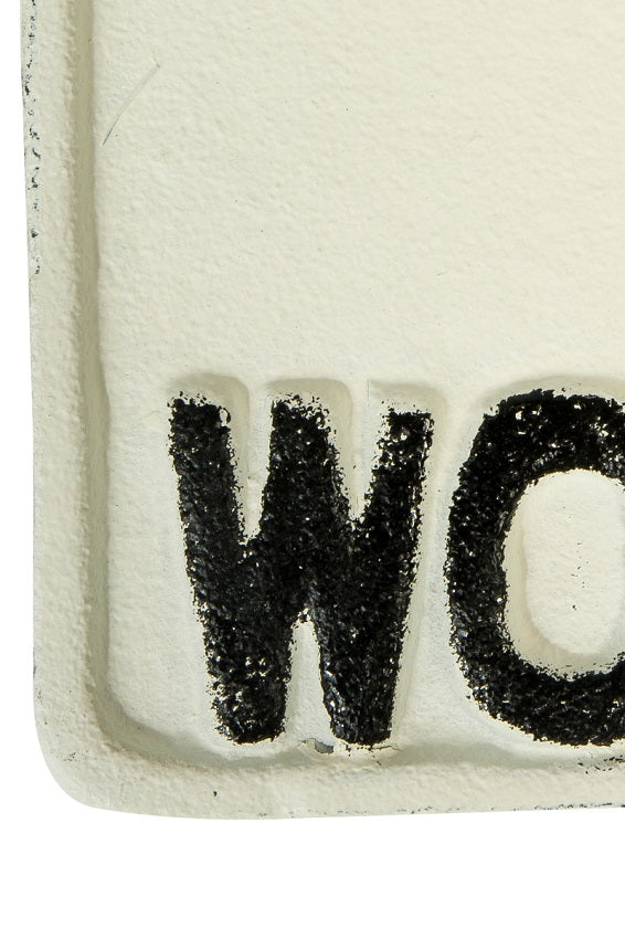 Cartello Ghisa Woman 11,5X1X15 Cm