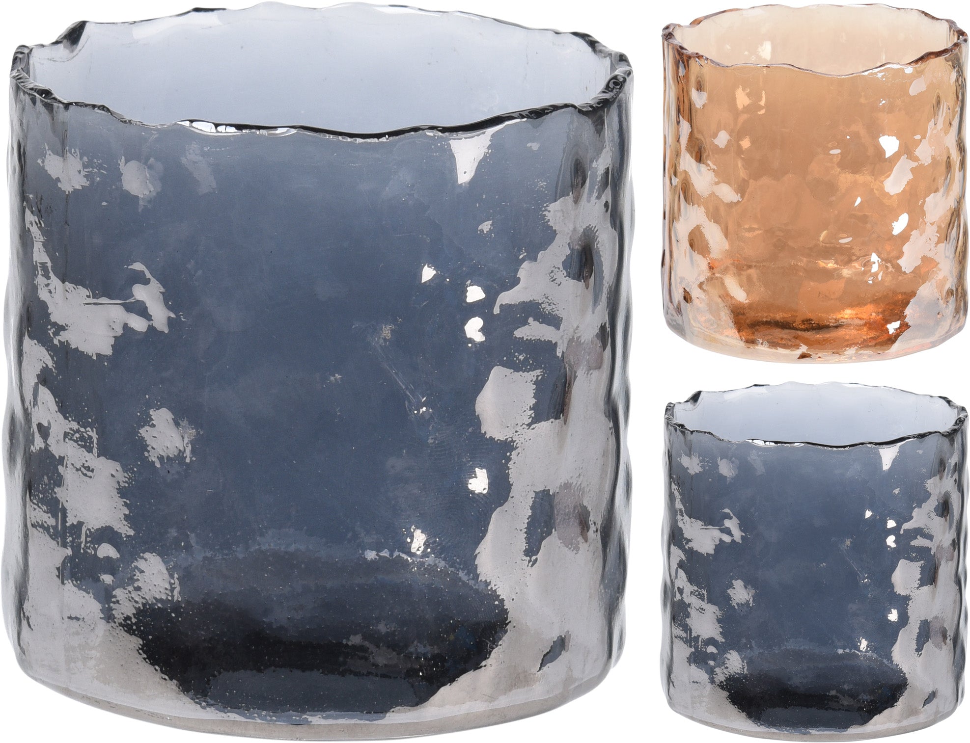 Porta T-Light Vetro 8X8 Cm 1 Pezzo