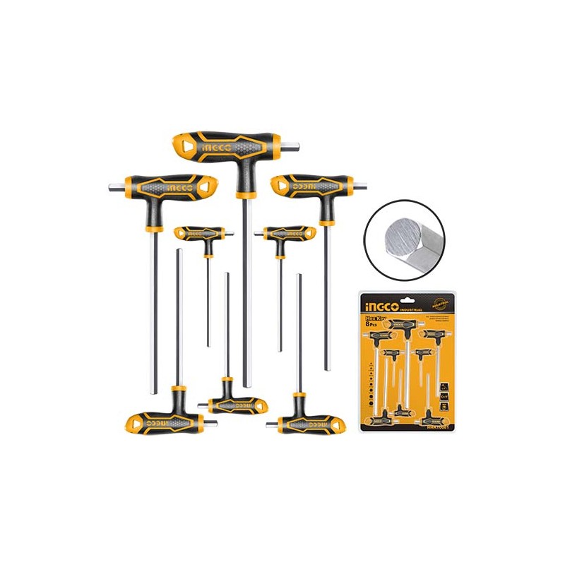 Set 8 Chiavi Esagonali A T