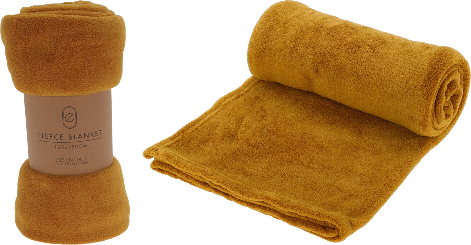 Plaid 125X150 Cm Ocra