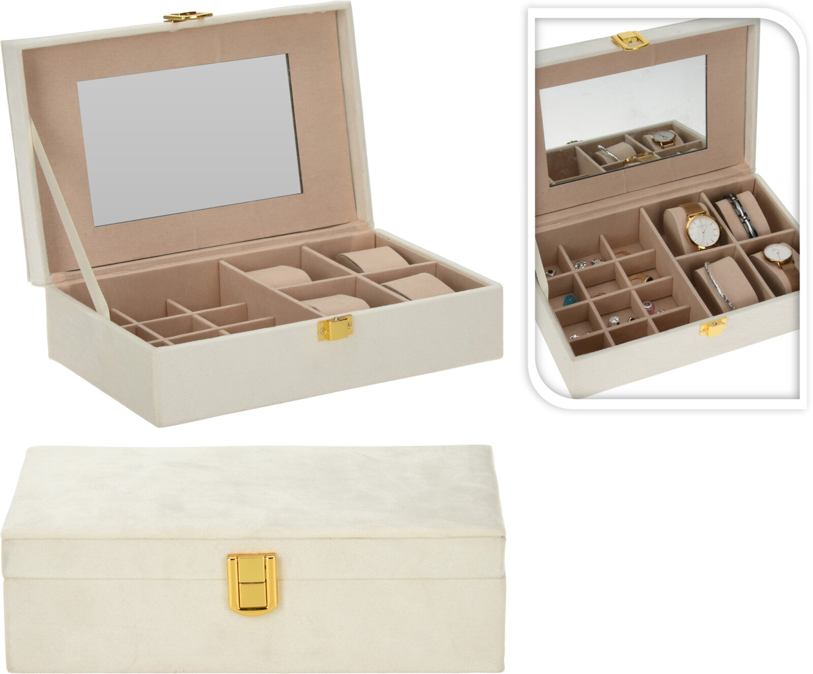 Portagioie Velluto 25X16X7 Cm