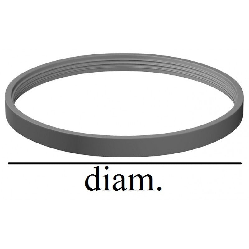 Guarnizione D 100 Mm Silicone Nero