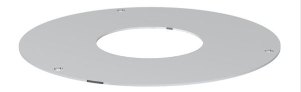 Rosone 3 Fori D 8 Cm Inox Pellet