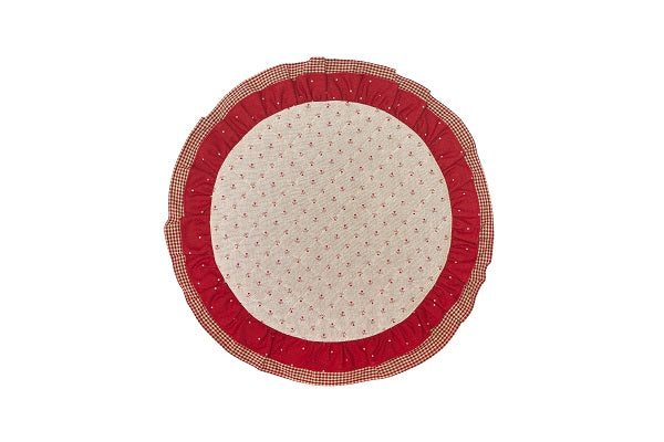 Tovaglia Tonda Con Balza 40X40 Cm