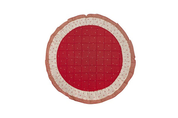 Tovaglia Tonda Con Balza 40X40 Cm