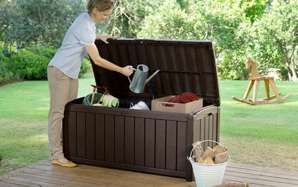 AULE KETER PORTAOGGETTI RESINA GLENWOOD 390 LT