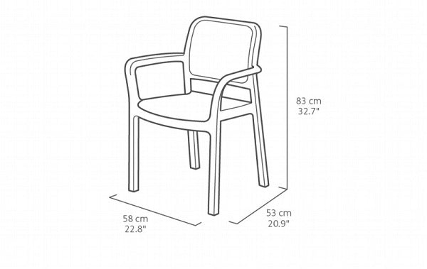Poltrona Keter Samanna cappuccino