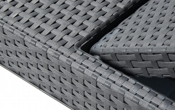 Lettino Keter Jaipur Grafite Con Cuscino