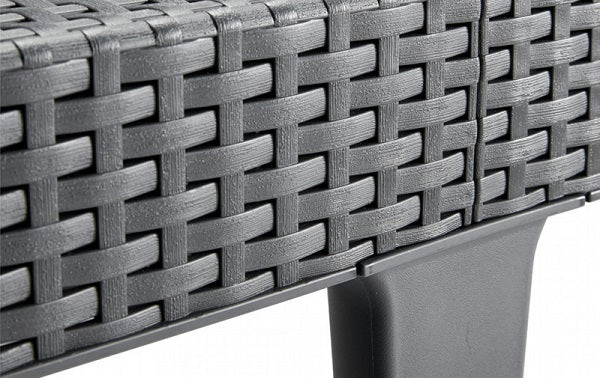 Lettino Keter Jaipur Grafite Con Cuscino