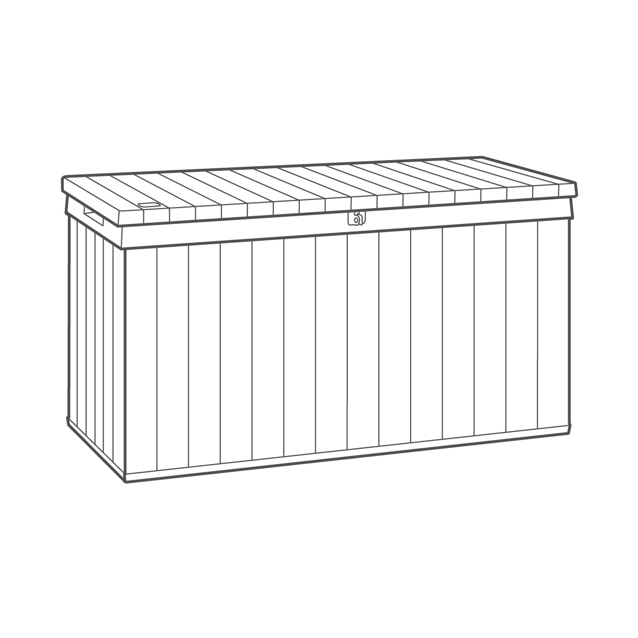 Baule Portaoggetti In Resina Darwin 150 G