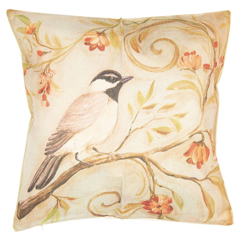 Federa Cuscino 43X43 Cm Con Uccello