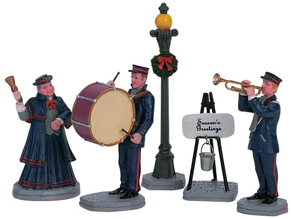 Christmas Band Set Of5 Lemax banda musicale natalizia decorativa con 5 figurine per villaggio natalizio - DeMatteis.it