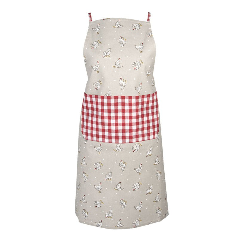 Grembiule Adulto 70X85 Cm Con Galline