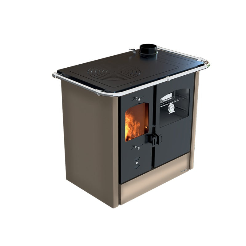 Lincar Cucina Legna Nada 140A cucina a legna con piano cottura e forno integrato per riscaldamento e cottura domestica - DeMatteis.it