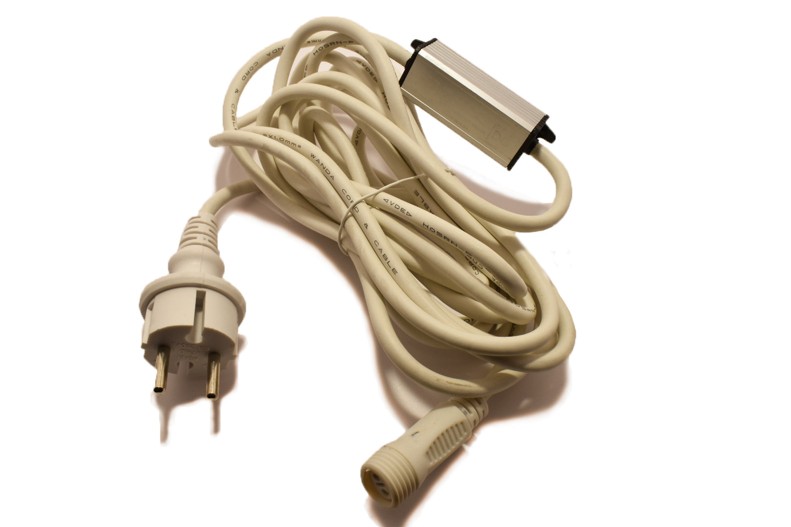 Cavo Alimentazione Per Tende 5 m per collegamento elettrico decorazioni luminose natalizie con spina europea - DeMatteis.it