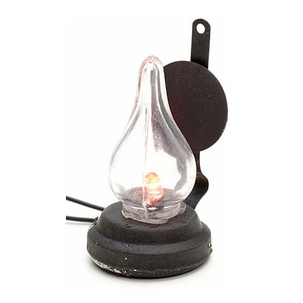 Lanterna Luce Bianca In Miniatura per presepe e ambientazioni artigianali Rossi Rosa - DeMatteis.it