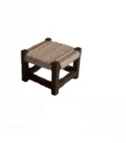 Sgabello in miniatura in legno per presepe da 2,5 cm accessorio decorativo tradizionale - DeMatteis.it