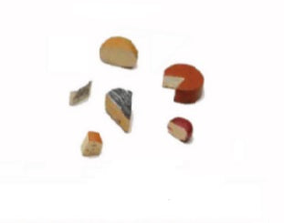 Forma di formaggio in miniatura per presepe decorativo da 2-3 cm - DeMatteis.it